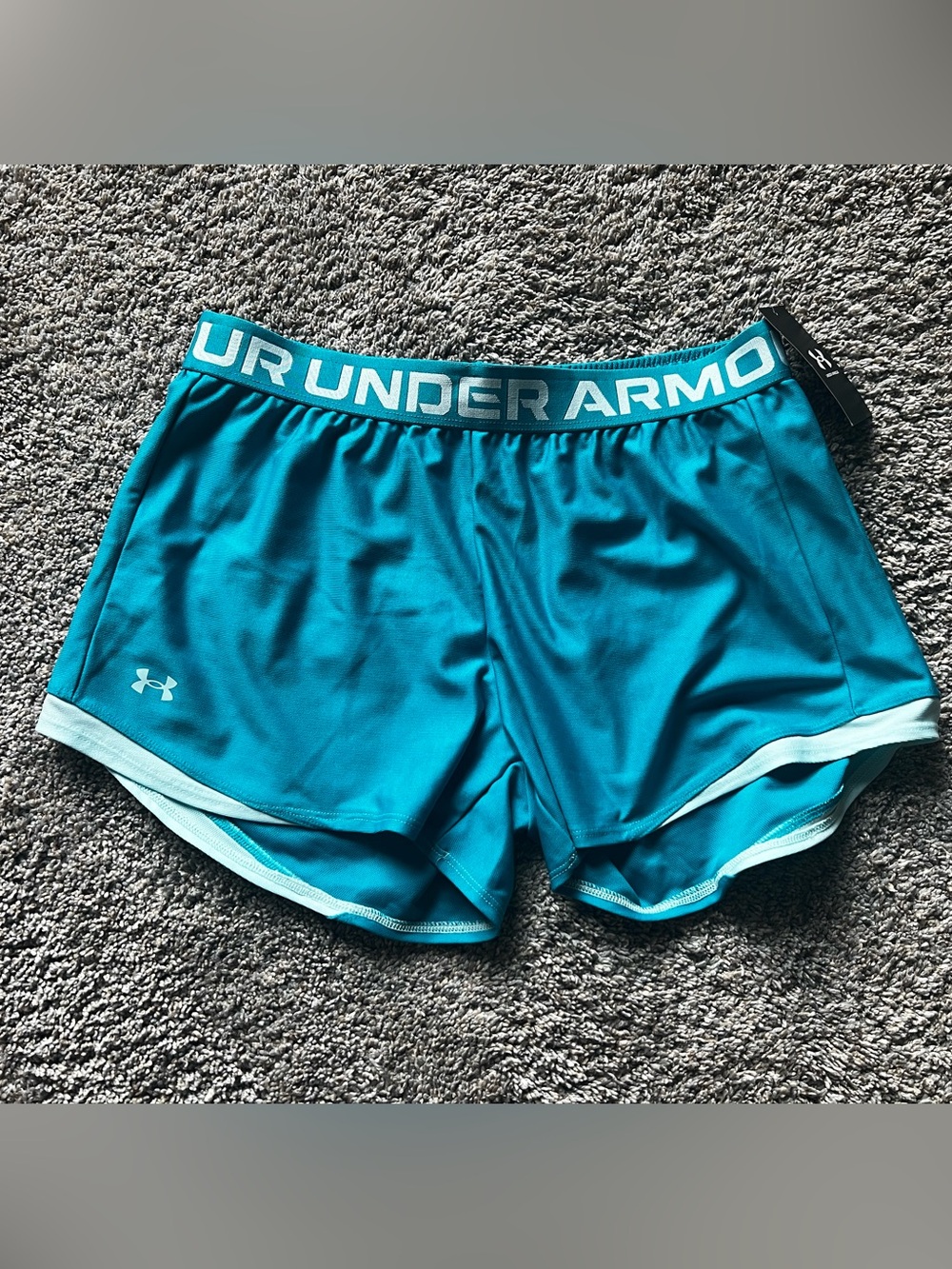Under Armour Teal Play Up 2.0 Women's Athletic Shorts